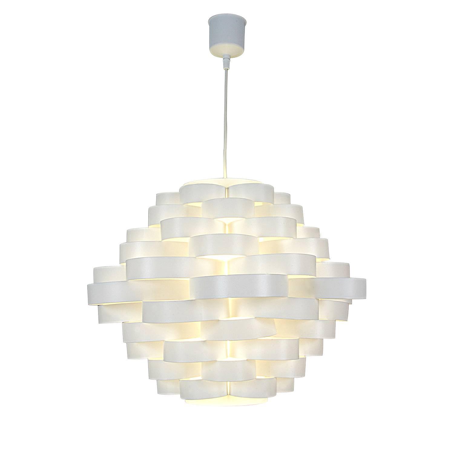 White Line Pendant Lamp Paper White 0