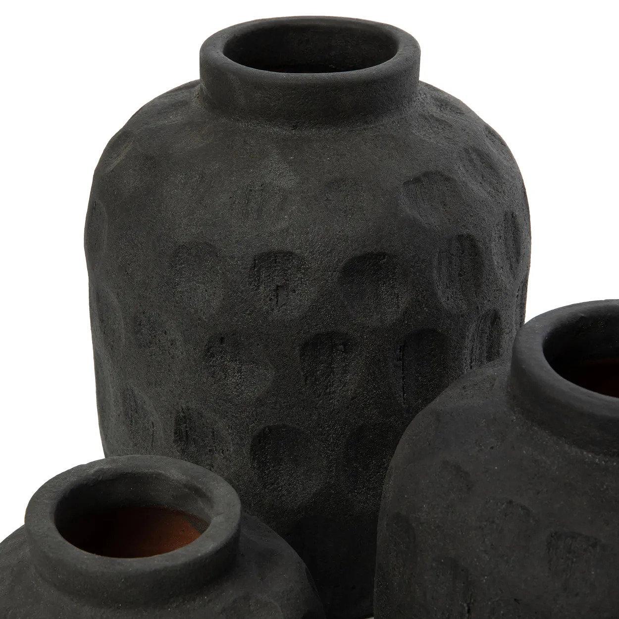 Trendy Vase Schwarz 3