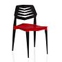 Flecharo Dining chair Plastic Black Red 0