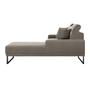 Georgia Sofa Récamiere Rechts Taupe 3