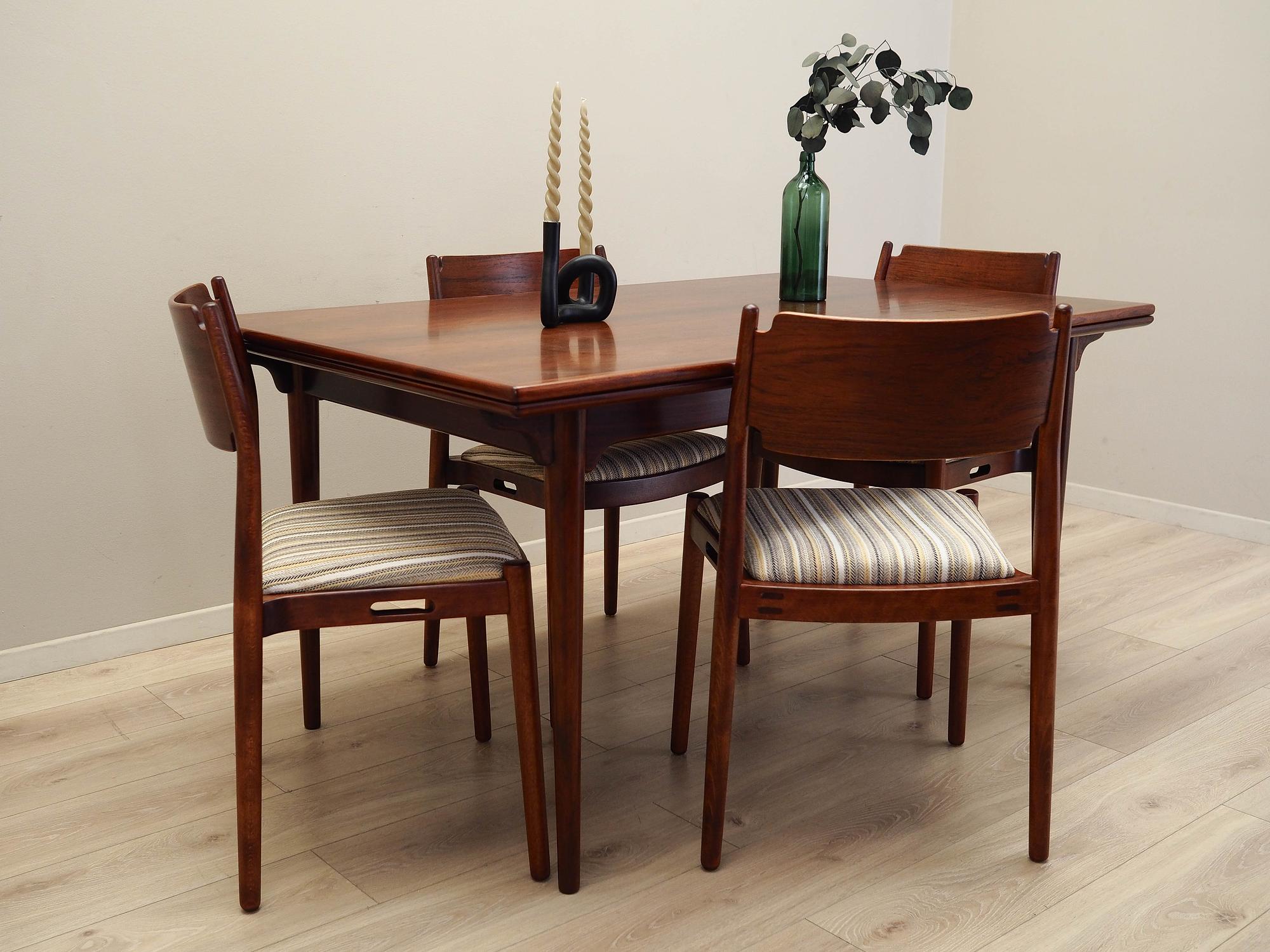 4x Chair Set Multicolored 1970s 2