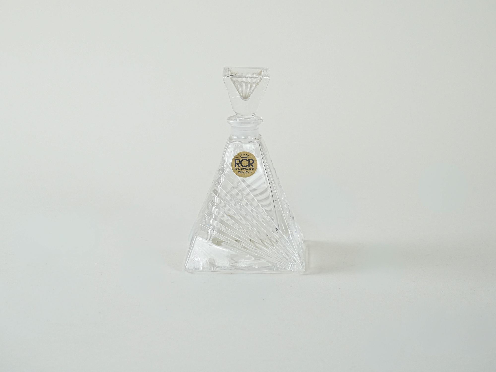 Glass carafe Transparent 1970s 2