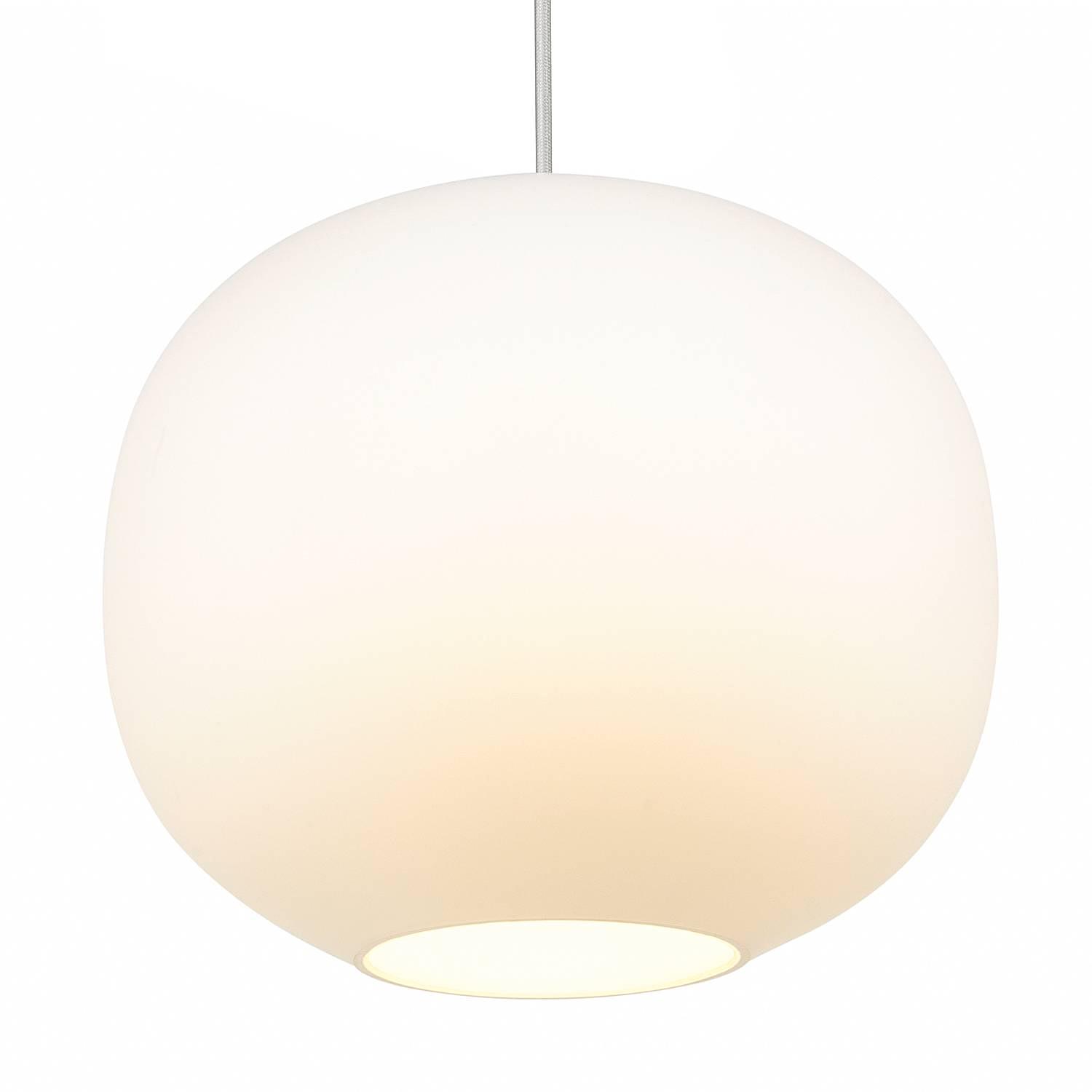 Pendelleuchte Navone Messing Opalglas Weiß Ø 30cm 1