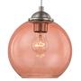 Pendelleuchte Arveda Glas Eisen Rosa 0