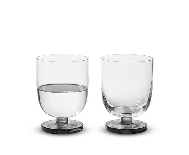 Puck Wasserglas 2-er Set Transparent 3