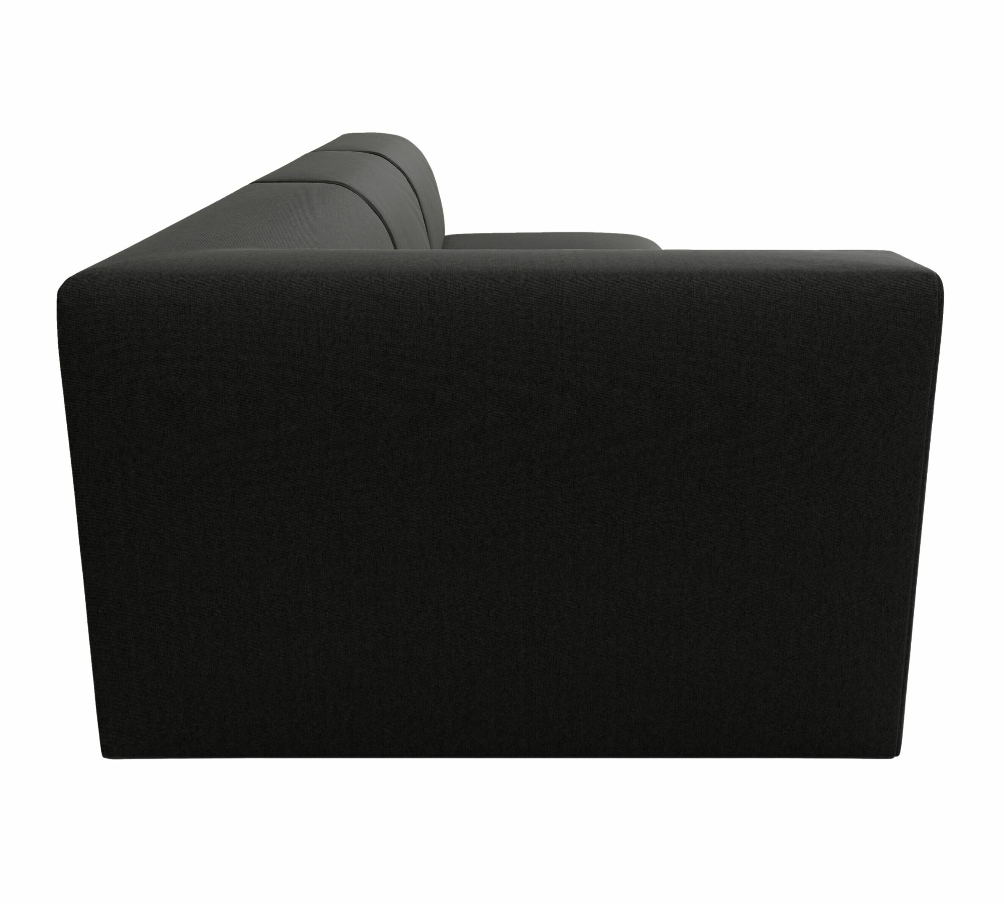 Pyllow Sofa 3-Sitzer Feingewebe Anthrazit 4
