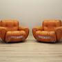 2x Space Age Armchair Orange 1960s 2