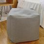 Pantel Pouf Polyester Grau 1