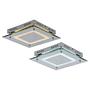Aarau LED-Deckenleuchte Edelstahl Silber 1
