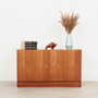 Vintage Schrank Teakholz Braun 1970er Jahre 1