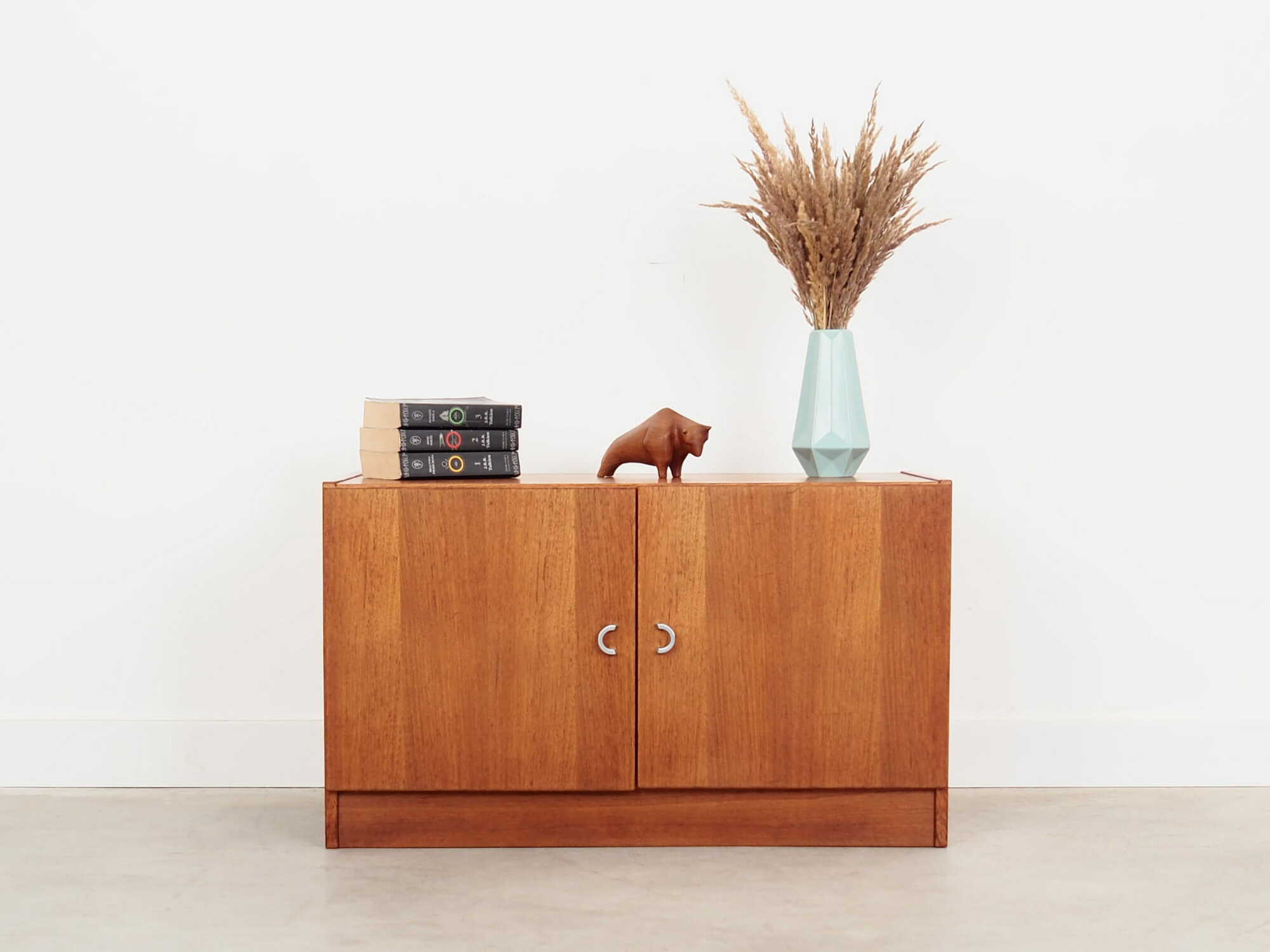 Vintage Schrank Teakholz Braun 1970er Jahre 1