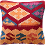 Kilim Kissenbezug Mehrfarbig 0