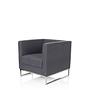 BARBADOS Sessel Stoff Grau 9