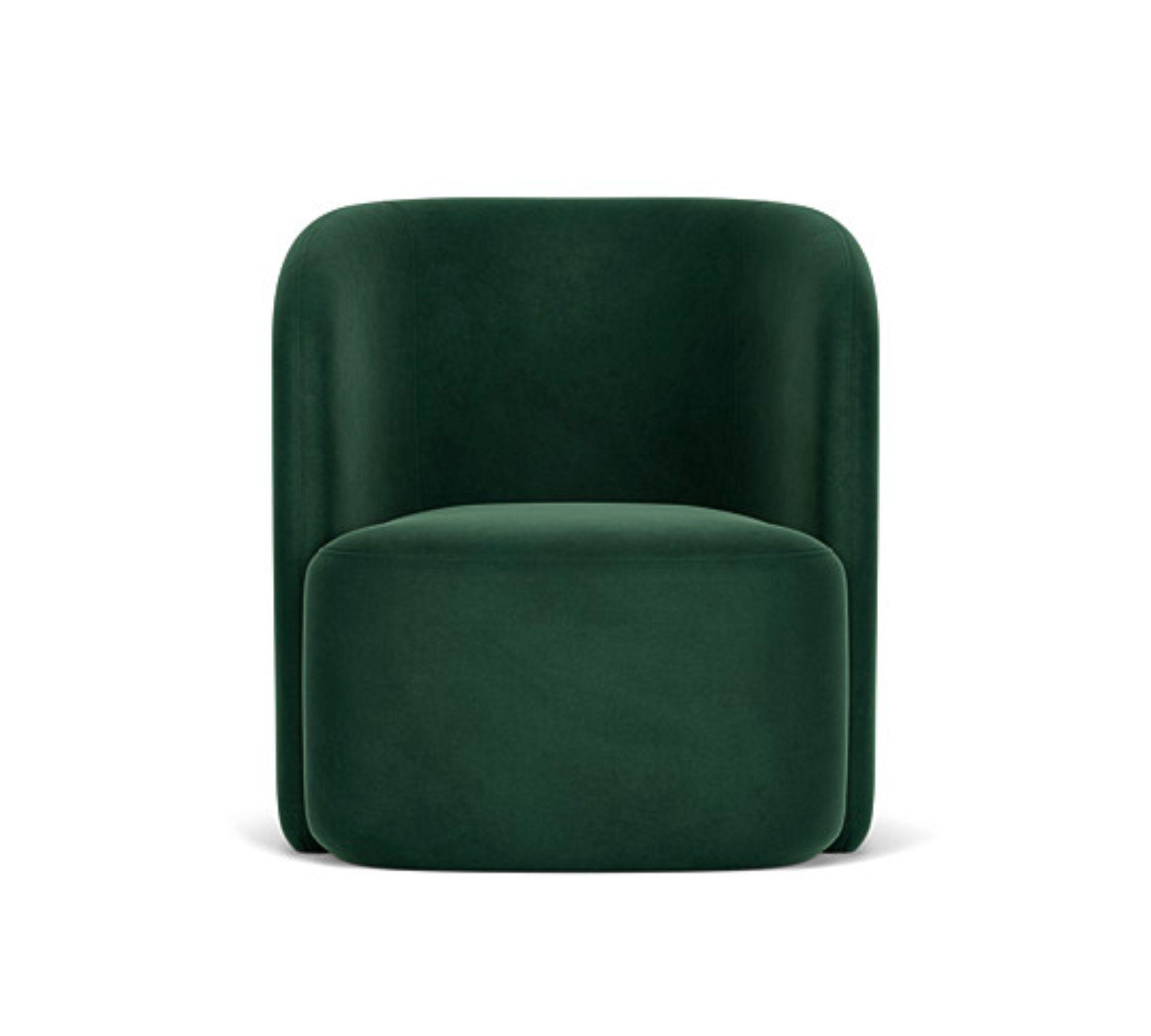 Blair Dreh-Sessel Velour Lux Dark Green 1