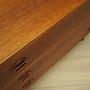 Chest of drawers Teak wood 1960s 9