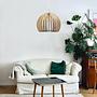 Atlas Pendant Lamp Wood 35cm 0