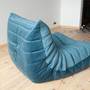 Togo armchair velvet sea blue 5