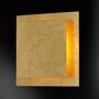 1-Flammige LED Wandleuchte Eisen Goldoptik 1