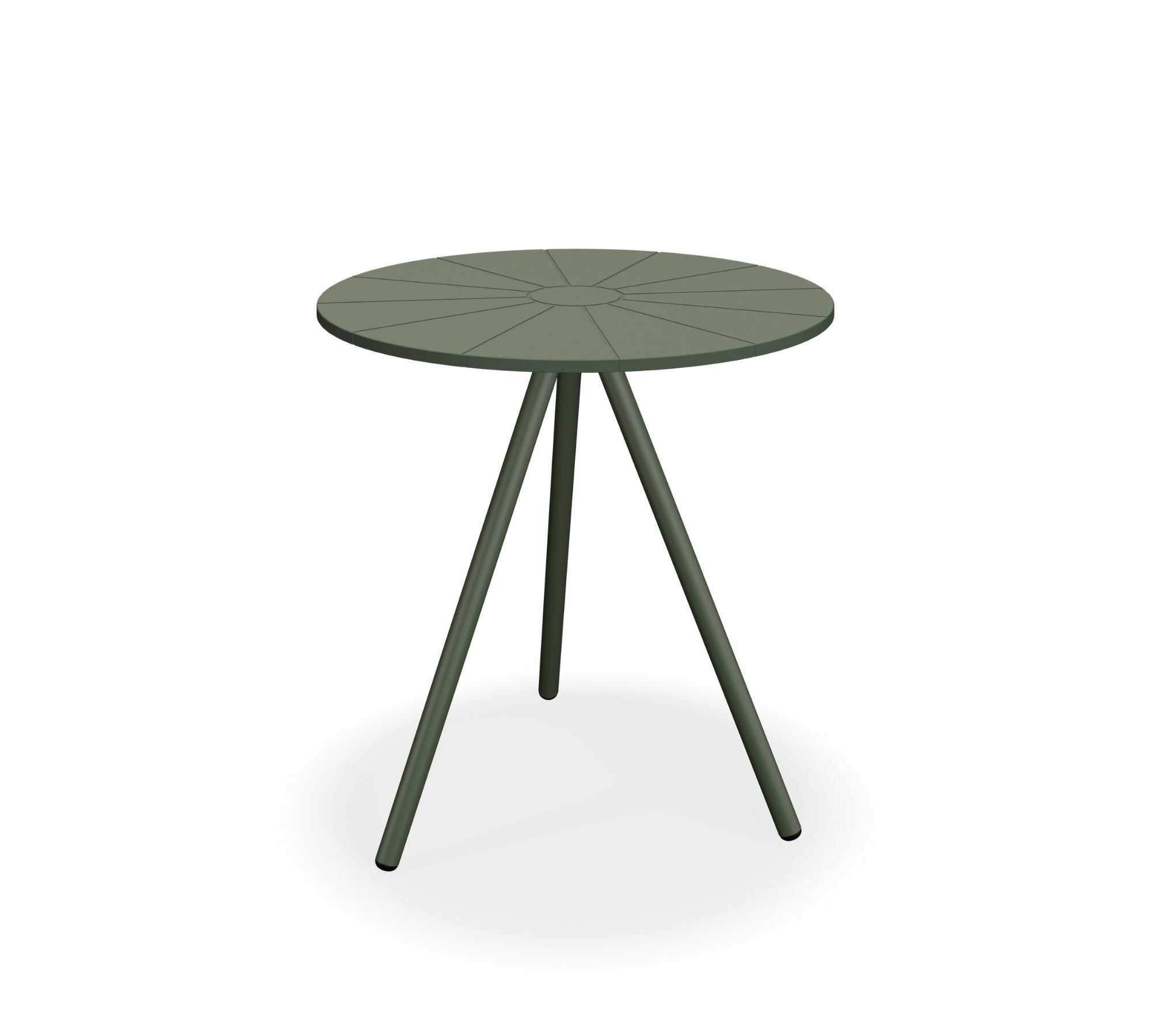 NAMI Café-Tisch Stahl Pulverbeschichtet Olivgrün 0