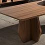 Coffee table walnut brown 4