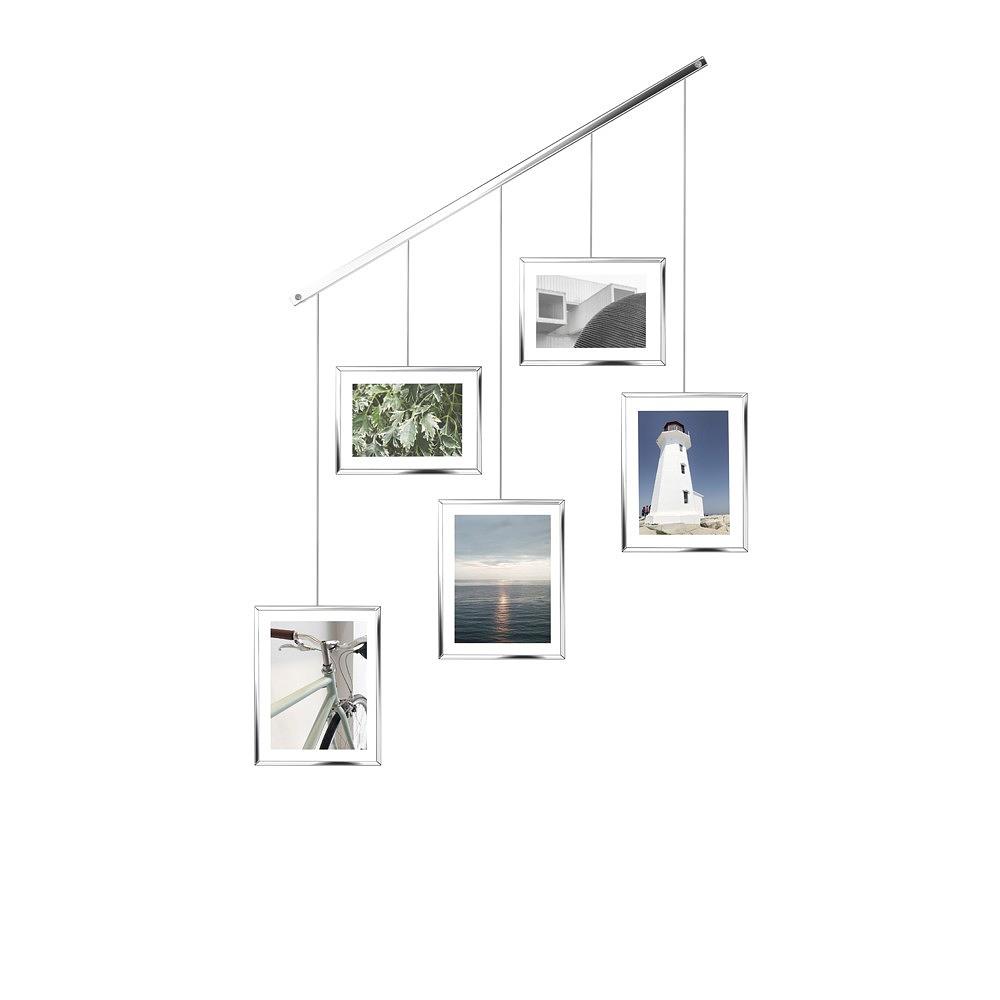 Bilderrahmen Exhibit I Stahl / Glas Silber 0