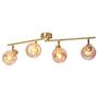 Libby Ceiling Light Clear Glass Iron 4-flame 0
