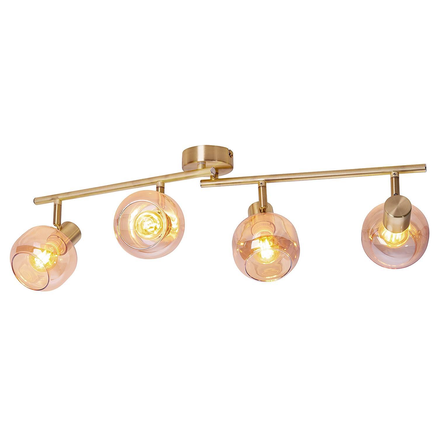 Libby Ceiling Light Clear Glass Iron 4-flame 0