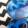 Margot Schwarzes Glas und Kupfer Beistelltisch
 5