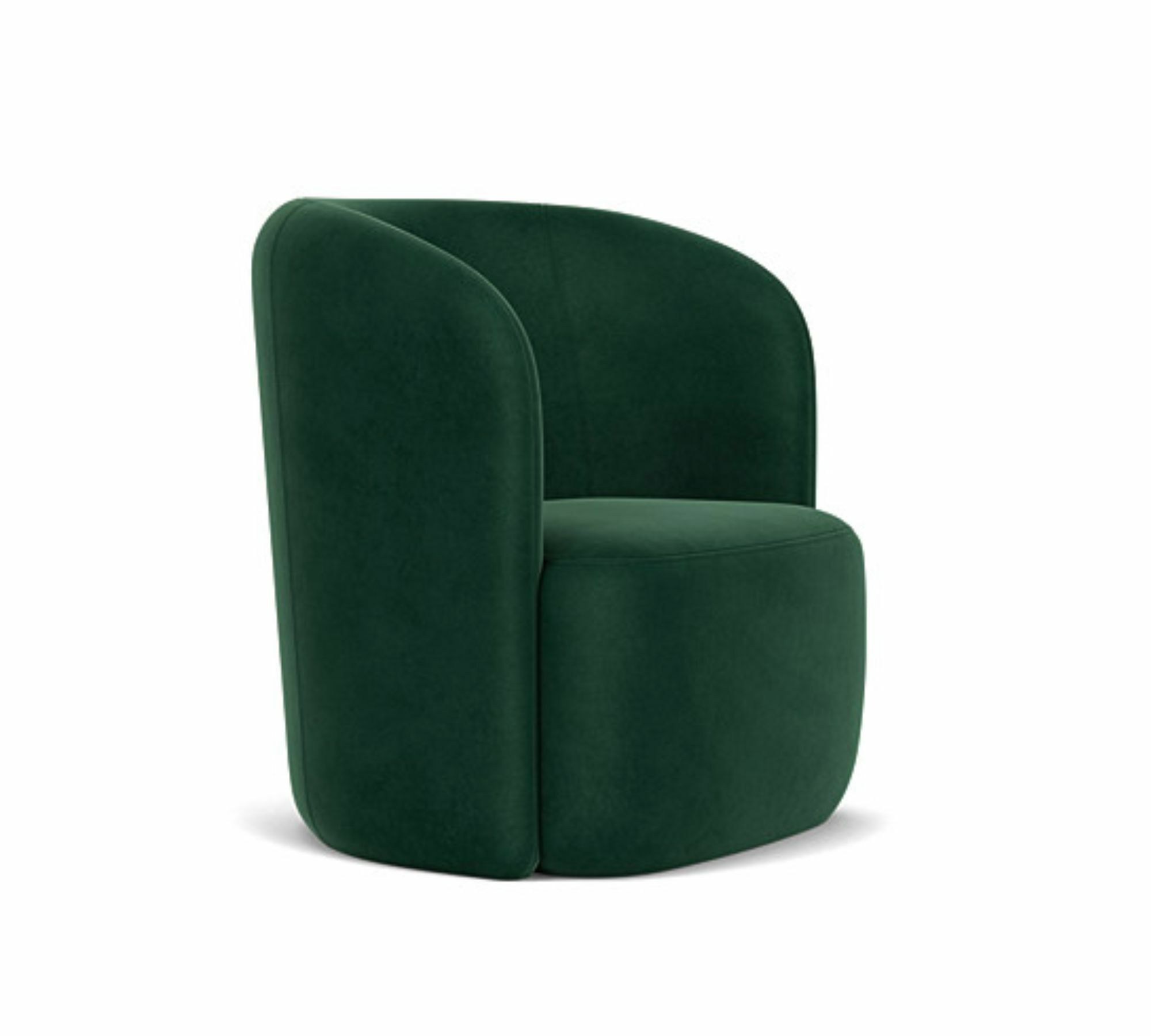 Blair Dreh-Sessel Velour Lux Dark Green 3