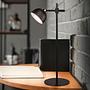 Maxima LED-Tischleuchte Kunststoff Schwarz 1-flammig 0