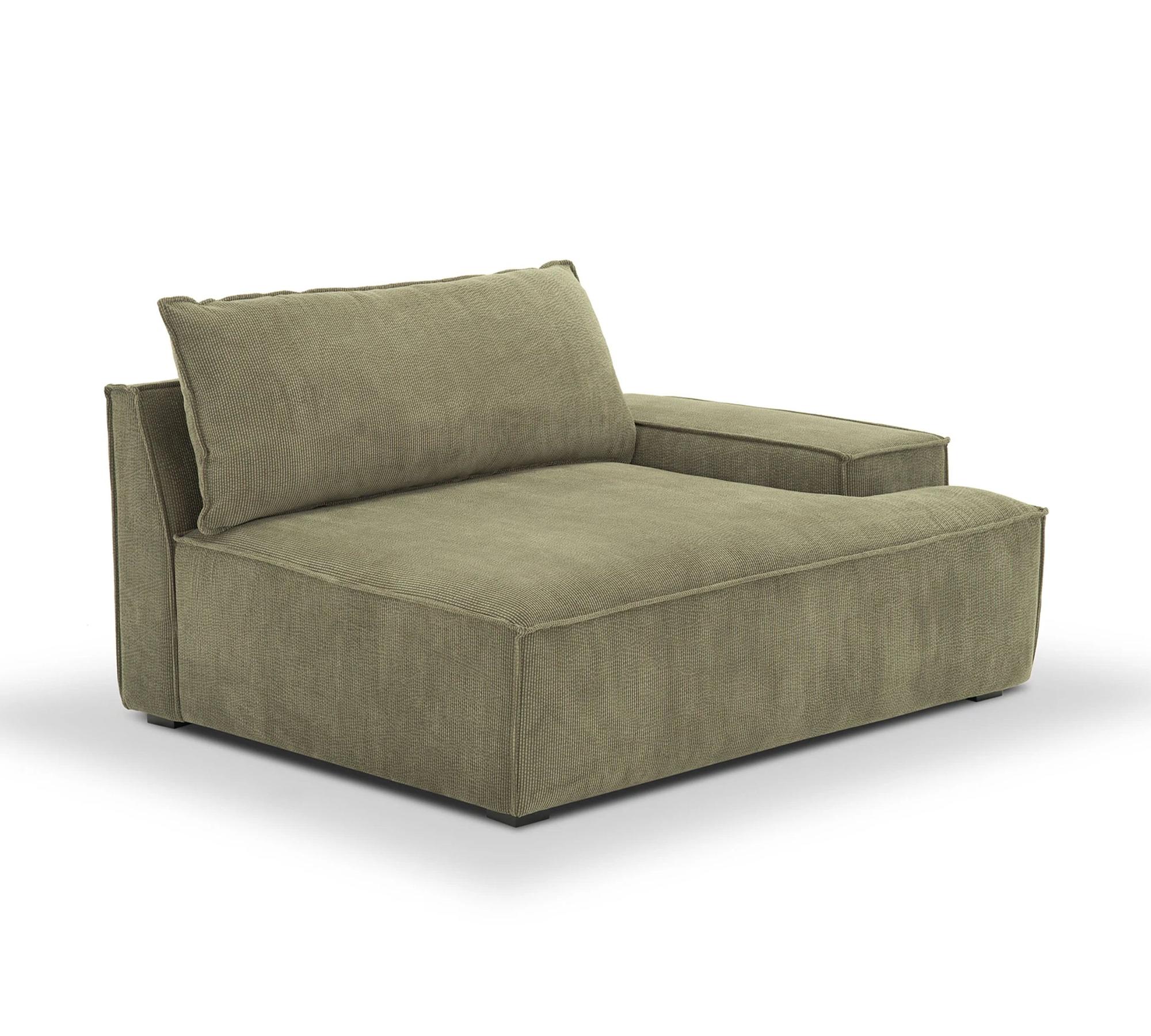 Daphne 1-seater module Right Free Sage 0