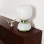 Tischlampe Metall Glas 1970er Jahre 4