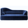 Ottawa Sofa 2,5-Sitzer Samt Blau 0