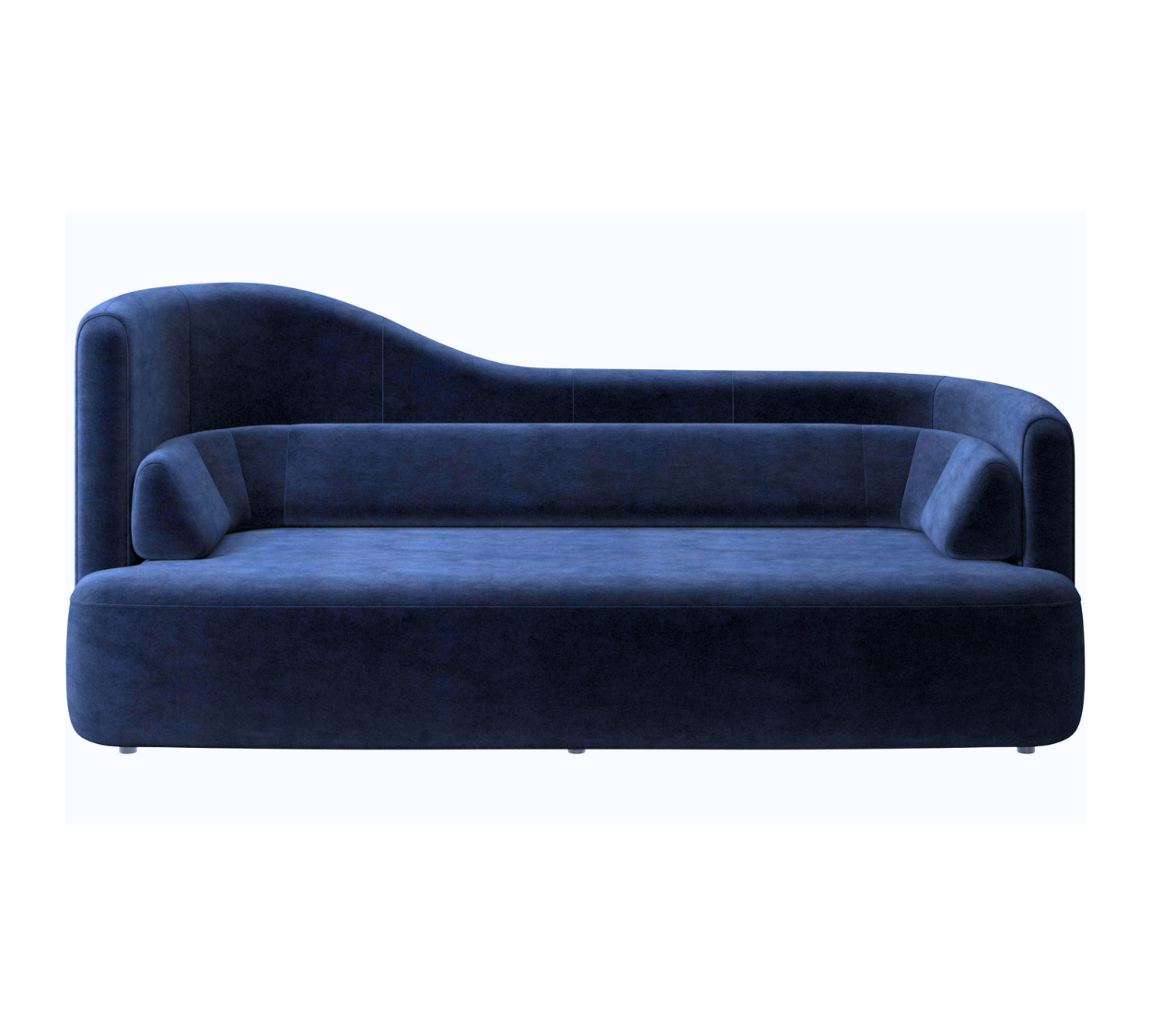 Ottawa Sofa 2,5-Sitzer Samt Blau 0