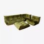 Set Lounge Togo 4 pz. Velluto Verde oliva 0