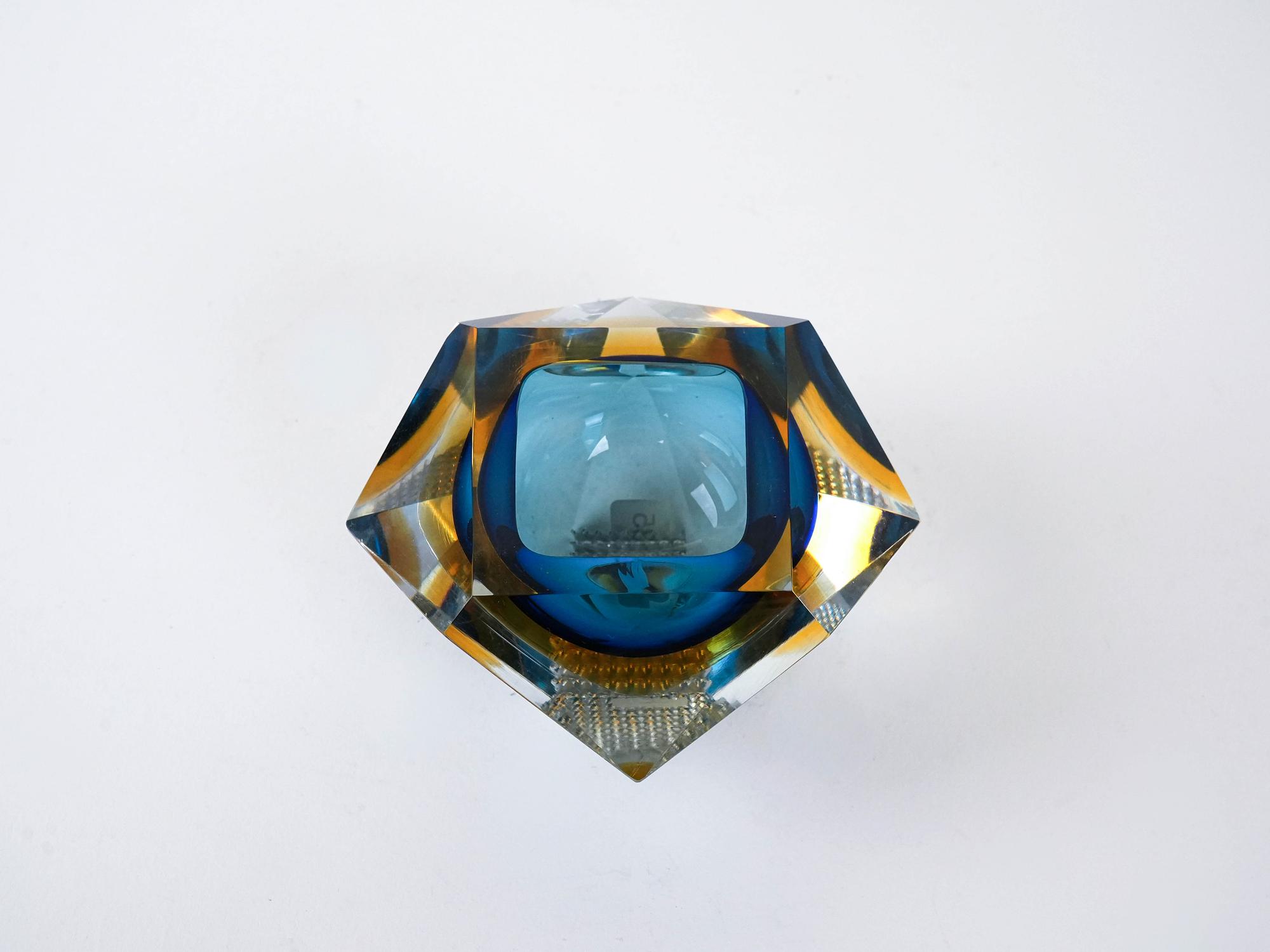 Bowl Murano glass Multicolored 1960s 2