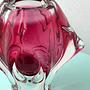 Vintage Vase Glas Rot 6
