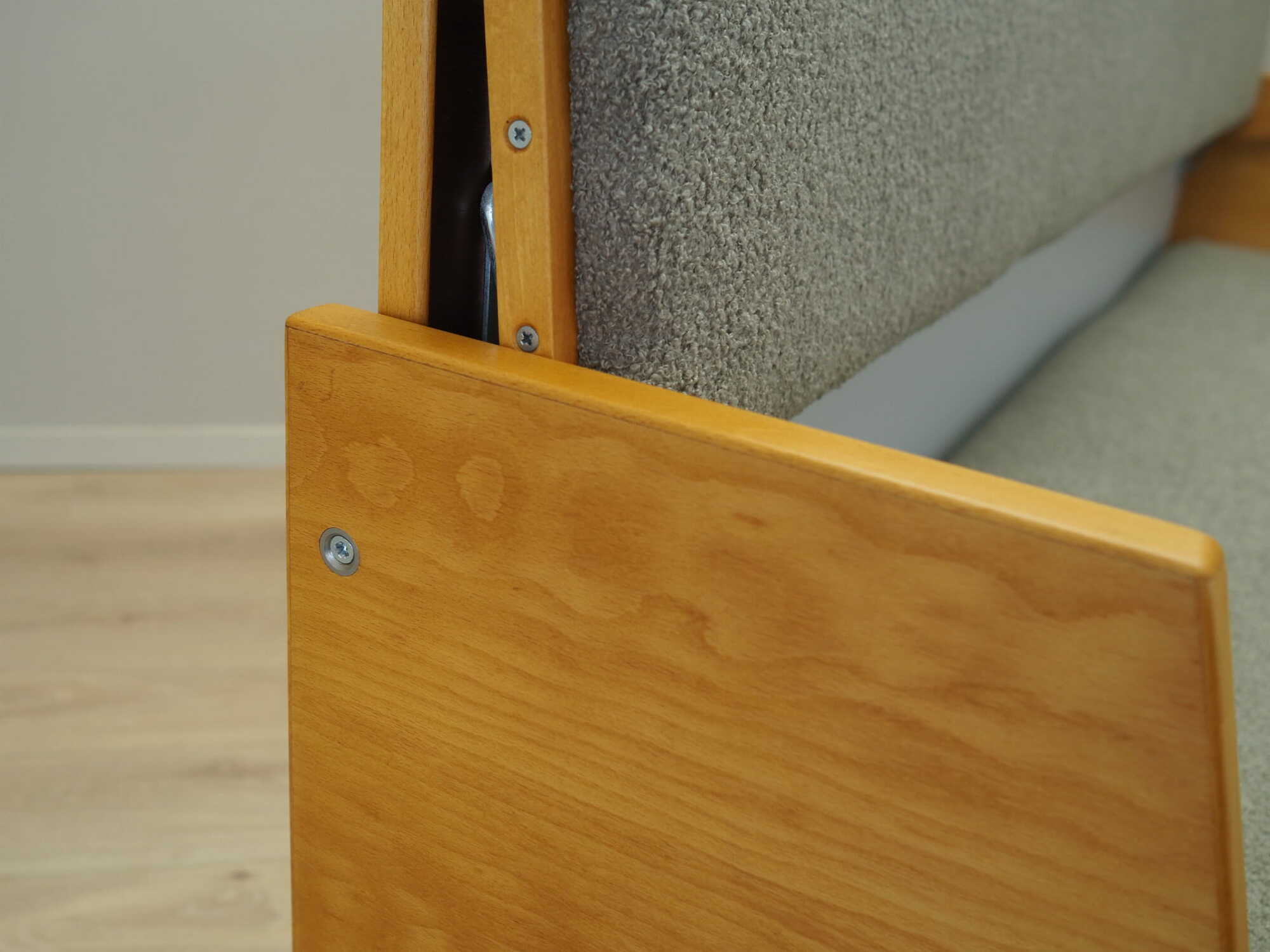 Sofa Textile Wood Grey 1960s 7