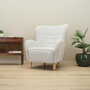 Sessel Textil Holz Weiß 2
