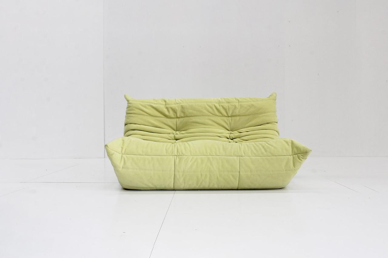Togo Sofa 2-seater Alcantara Mint Green 5