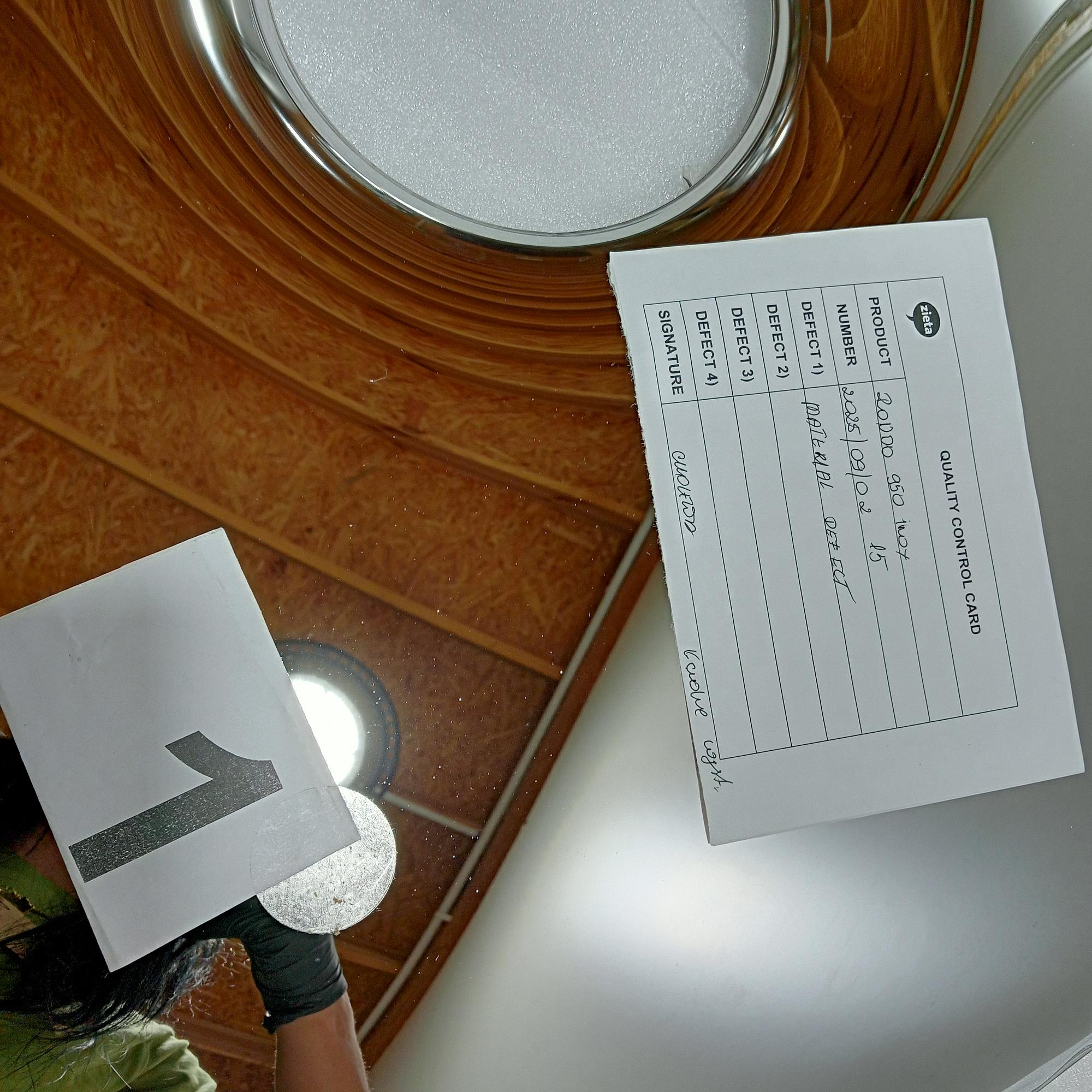 Rondo Spiegel 950 Edelstahl Inox Poliert Silber 4