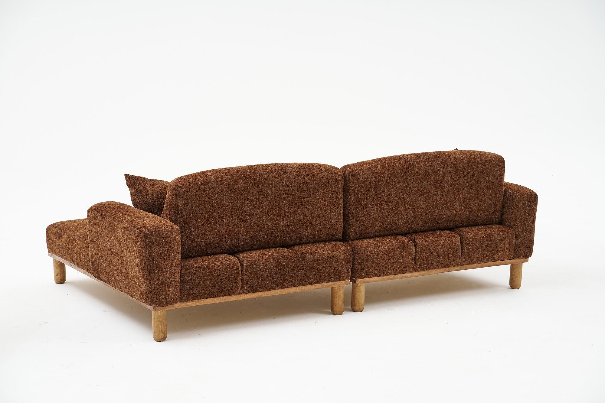 Rens Sofa Récamiere Rechts Braun 7