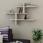 Leo Wall shelf Wood veneer White 2