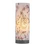 Tischleuchte Flowery Romance Mischgewebe / Metall 1-flammig 1