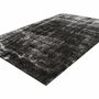 Glossy Teppich Grau 160 x 230 cm 2