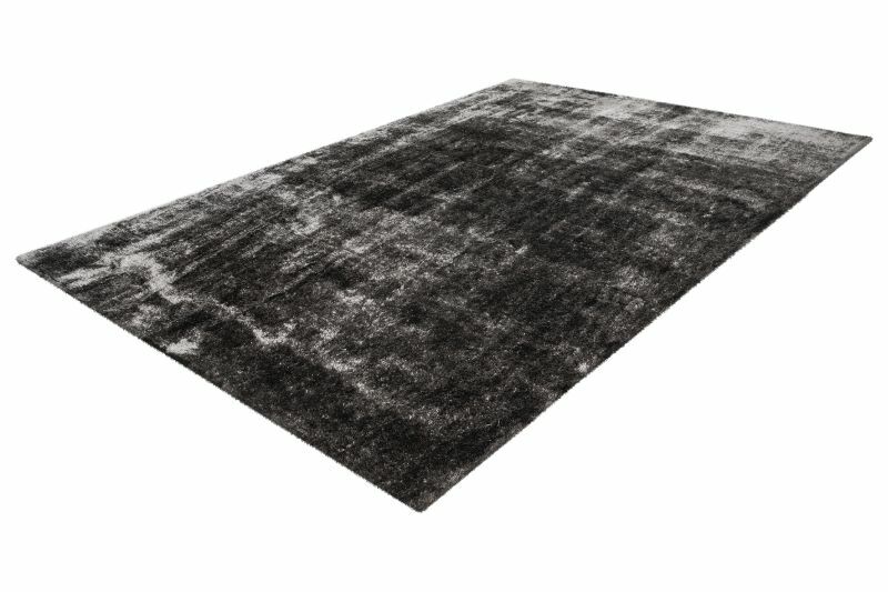 Glossy Teppich Grau 160 x 230 cm 2