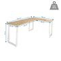 WORKSPACE BASIC I  Eckschreibtisch Holz Natur 4