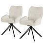 STANCELL Drehbarer Polsterstuhl 2er-Set Beige 0