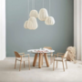 Balloon Pendelleuchte Textil Transparent 1