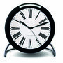 Aj Table Clock Roman Schwarz 0